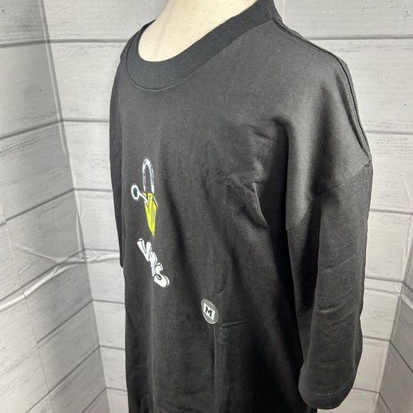Vans Off The Wall Men's T Shirt Tee Short Sleeve SS Loose Fit Black Size Medium - Picture 7 of 14
